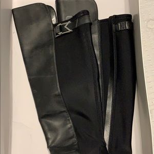 Calvin Klein Black Leather Boots